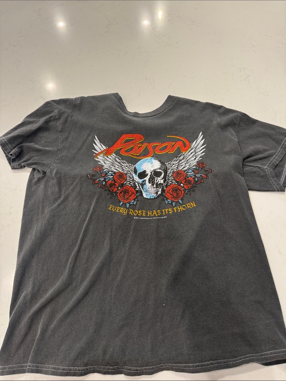 Poison Rock Band Short Sleeve Tee - Black